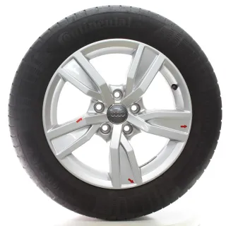 Audi A4 8W B9 Winterräder 5-Arm-Design Continental 205/60R16 92W 8W0601025A - Bild 4