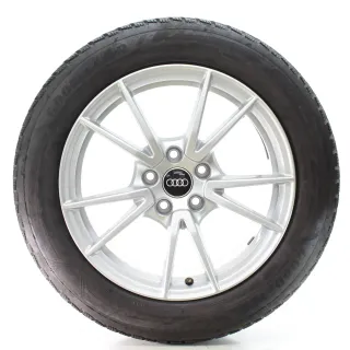 Audi A5 FU B10 Winterräder 5-Doppelspeichen Goodyear 215/55R17 DOT24 8B3601025A - Bild 3