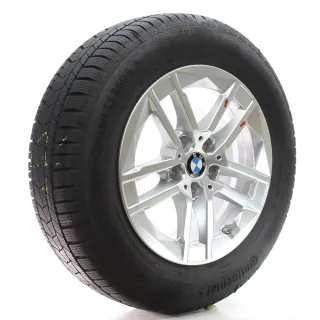 BMW 2er U06 Winterräder Doppelspeiche 186 Continental 205/65R16 DOT25 6888838 - Bild 6