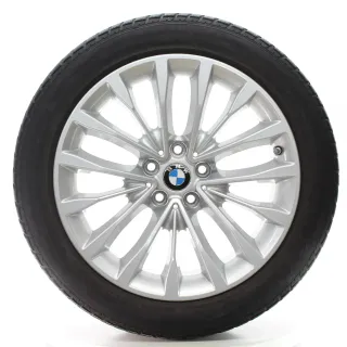 BMW 5er G30 G31 Winterräder W-Speiche 632 Goodyear 245/45R18 100V 6863418 - Bild 5