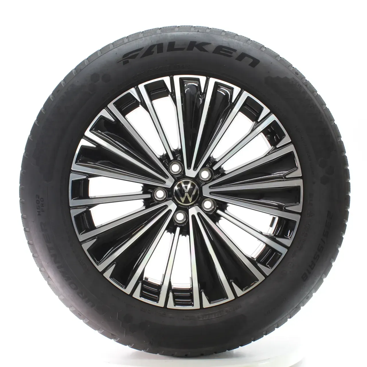 VW Tiguan CT1 Winterräder Napoli Schwarz Falken 235/55R18 104H DOT25 571601025K - Bild 1