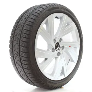 VW Golf 8 VIII GTD GTI R Winterräder Bergamo Pirelli 225/40R18 DOT25 5H0601025AB - Bild 6