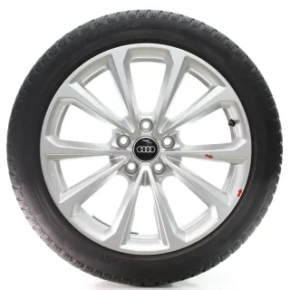 Audi A5 FU2 B10 Winterräder 5-Doppelspeichen Pirelli 235/45R18 DOT25 8B3601025D - Bild 2