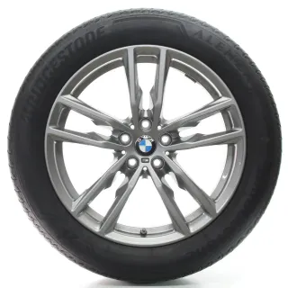 BMW X3 G01 X4 G02 Sommerräder Doppelspeiche 698 M Bridgestone 245/50R19 8746987 - Bild 2