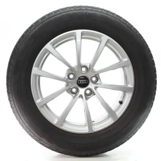 Audi A6 S6 F2 C8 Winterräder 10-Speichen Bridgestone 225/60R17 DOT24 4K0601025 - Bild 4