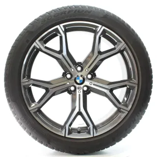 BMW X5 G05 X6 G06 Winterräder M Y-Speiche 741 Pirelli 275/40-315/35R21 8071998-9 - Bild 3
