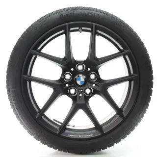 BMW 1er F40 2er F44 Winterräder M Y-Speiche 554 Conti 225/40R18 DOT24 8092354 - Bild 1