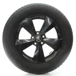 Skoda Kodiaq NS6 Winterräder 5-Arm-Rotor Schwarz 215/65R17 DOT25 565601025AA - Bild 4
