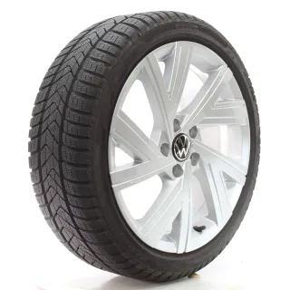 VW Golf 8 VIII GTD GTI R Winterräder Bergamo Pirelli 225/40R18 DOT25 5H0601025AB - Bild 6
