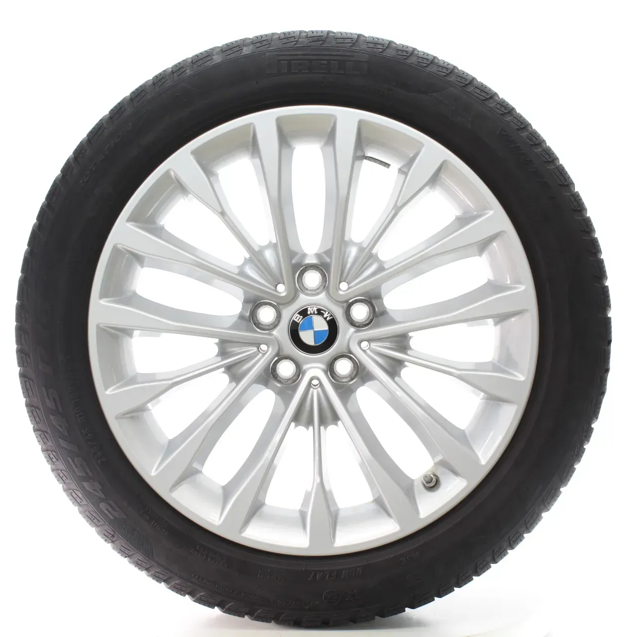 BMW 5er G30 G31 Winterräder W-Speiche 632 Pirelli 245/45R18 100V 6863418 - Bild 1