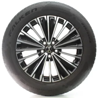VW Tiguan CT1 Winterräder Napoli Schwarz Glanz Falken 235/55R18 DOT24 571601025K - Bild 1