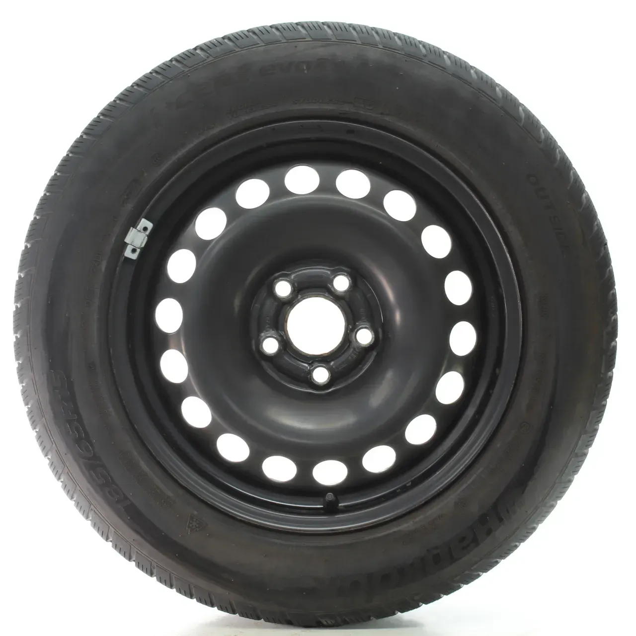 VW Polo 6 2G Audi A1 GB Winterräder Stahl Hankook 185/65R15 92H 2Q0601027AG/AH - Bild 1