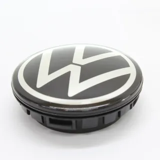 4x Original VW Dynamische Nabendeckel ID.3 4 5 Black/Chrome 60mm NEU 10A071213D - Bild 3