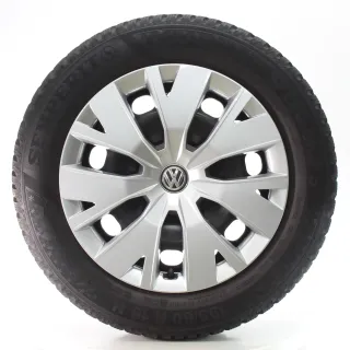 VW T-Cross C11 Taigo CS1 Winterräder Stahl Semperit 195/60R16 2Q0601027H/AE - Bild 3