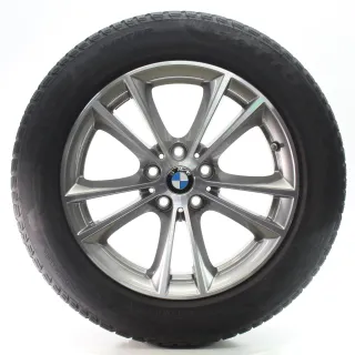 BMW 5er G30 G31 Winterräder V-Speiche 631 Ferricgrey Pirelli 225/55R17 6863417 - Bild 2