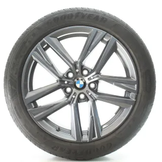 BMW 4er GC i4 G26 Winterräder Doppelspeiche 853 Goodyear 245/45R18 100H 6896768 - Bild 1