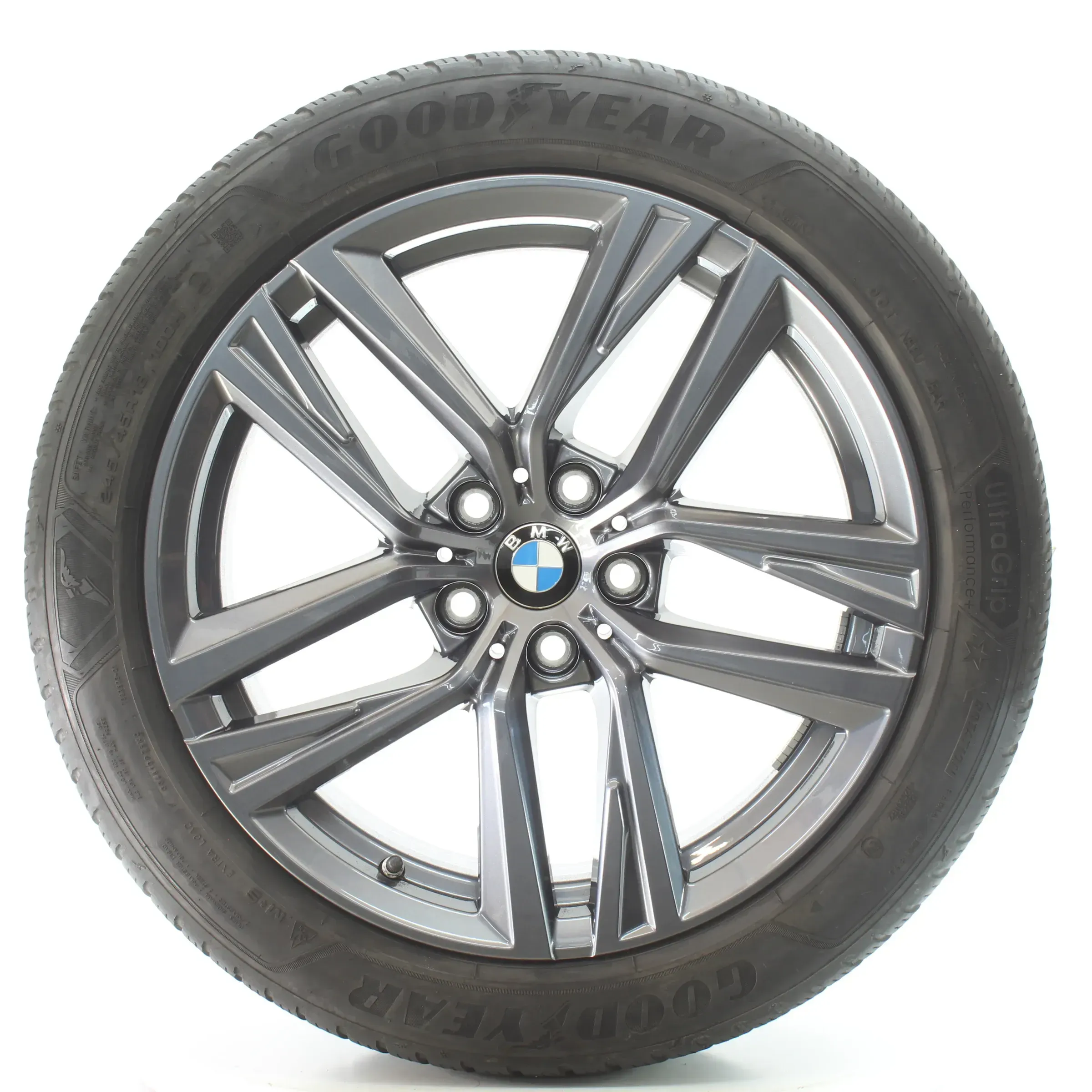 BMW 4er GC i4 G26 Winterräder Doppelspeiche 853 Goodyear 245/45R18 100H 6896768 - Bild 1