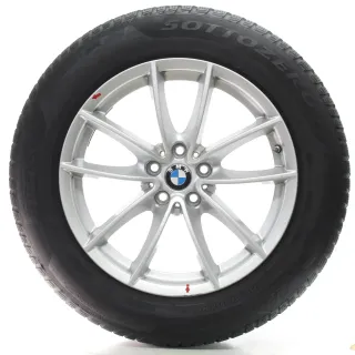 BMW X3 G01 X4 G02 Winterräder V-Speiche 618 Pirelli 225/60R18 104H DOT23 6880047 - Bild 2
