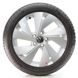 VW Golf 8 VIII CD1 Winterräder Belmont Bridgestone 205/50R17 DOT24 5H0601025B - Bild 3