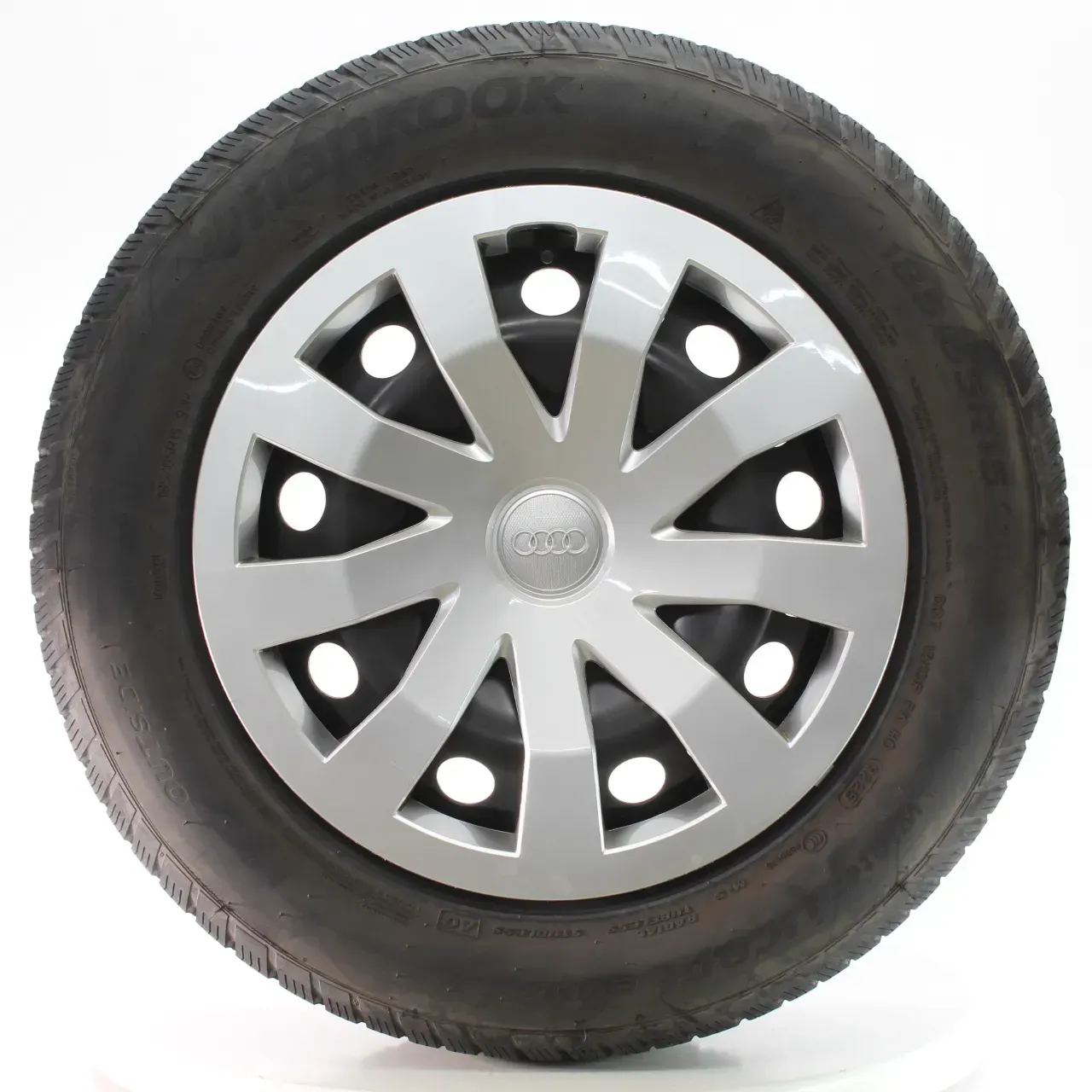 Audi A1 GB VW Polo 6 Winterräder Stahl Hankook 185/65R15 92H DOT25 2Q0601027 - Bild 1