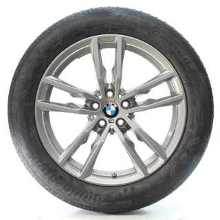 BMW X3 G01 X4 G02 Sommerräder Doppelspeiche 698 M Bridgestone 245/50R19 8746987 - Bild 2