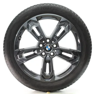 BMW X1 U11 X2 U10 Winterräder Doppelspeiche 1041 Hankook 195/55R19 DOT24 5A661A8 - Bild 3