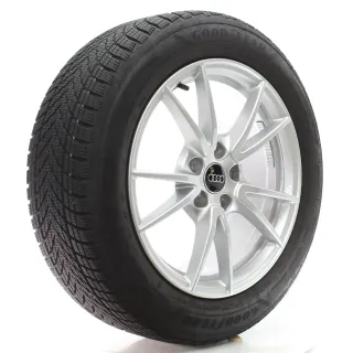 Audi A5 S5 FU5 Winterräder 5-Doppelspeichen Goodyear 215/55R17 DOT24 8B3601025A - Bild 6