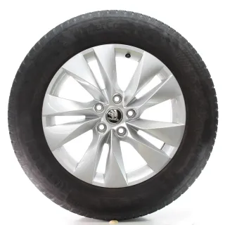Skoda Kodiaq NS Winterräder 5-Doppelspeichen Conti 215/65R17 DOT24 57H601025M - Bild 4