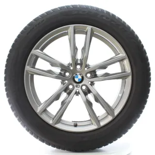 BMW X3 G01 X4 G02 Winterräder Doppelspeiche 698 M Pirelli 245/50R19 8746987 - Bild 3