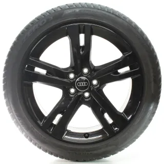 Audi A6 S6 4K C8 Winterräder 5-Arm-Ramus Schwarz Pirelli 245/45R19 4K0071499 - Bild 3