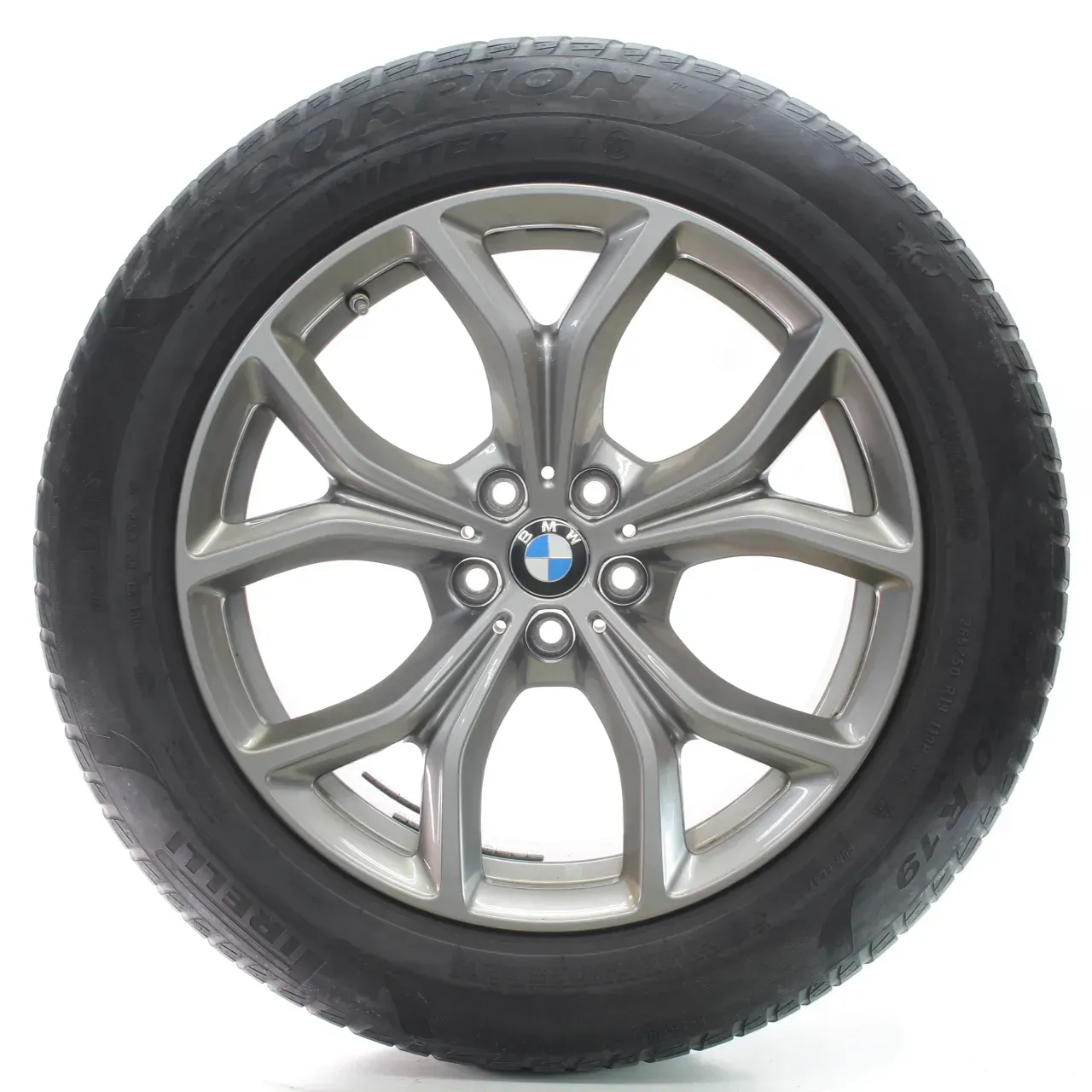 BMW X5 G05 X6 G06 Winterräder V-Speiche 735 Pirelli 265/50R19 110H DOT22 6883752 - Bild 1
