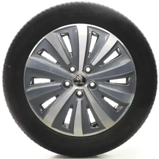 Skoda Superb III 3V Sommerräder Grau Glanz Michelin 215/55R17 DOT21 3V0601025AH - Bild 1