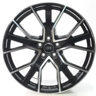 Audi A8 S8 4N Alufelgensatz Y-Speichen Schwarz Glanz 9Jx20 ET37 4N0601025AA - Bild 3