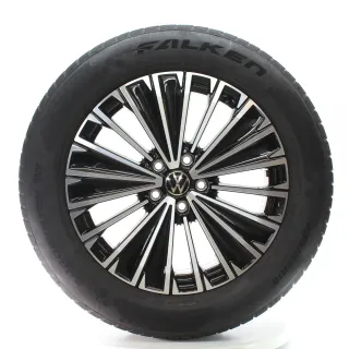 VW Tiguan CT1 Winterräder Napoli Schwarz Falken 235/55R18 104H DOT25 571601025K - Bild 4