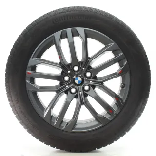 BMW X1 iX1 U11 X2 iX2 U10 Winterräder Doppelspeiche 879 Conti 205/60R18 6898046 - Bild 2