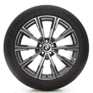 BMW X5 G05 X6 G06 Felgensatz Sternspeiche 740M 36118071996 bicolor RDC 9X20ET35 - Bild 4
