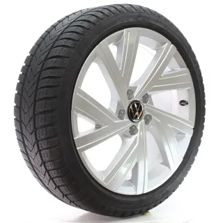 VW Golf 8 VIII GTI R CD1 Winterräder Bergamo Pirelli 225/40R18 DOT25 5H0601025AB - Bild 6
