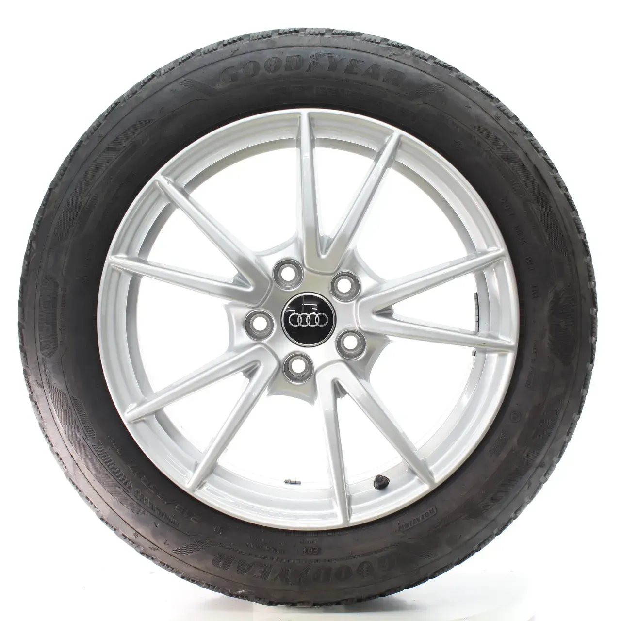 Audi A5 FU B10 Winterräder 5-Doppelspeichen Goodyear 215/55R17 DOT25 8B3601025A - Bild 1