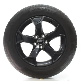 Audi Q3 F3 Winterräder 5-Arm-Secare-Design Schwarz Conti 215/65R17 83A601025AM - Bild 3