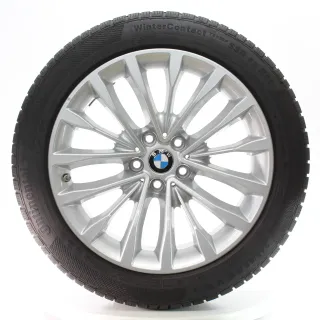 BMW 5er G30 G31 Winterräder W-Speiche 632 Continental 245/45R18 DOT25 6863418 - Bild 2