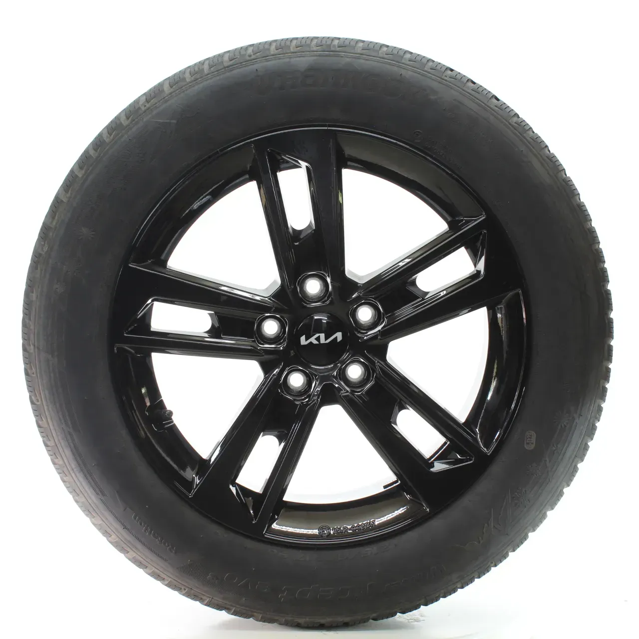 KIA EV4 Winterräder Amsa 5-Doppelspeichen Schwarz 215/60R17 DOT25 SZ400ADE07 - Bild 1