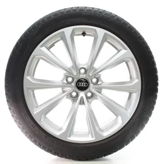 Audi A5 FU2 B10 Winterräder 5-Doppelspeichen Pirelli 235/45R18 DOT25 8B3601025D - Bild 3