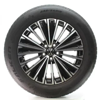 VW Tiguan CT1 Winterräder Napoli Schwarz Glanz Falken 235/55R18 DOT24 571601025K - Bild 3