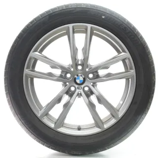 BMW X3 G01 X4 G02 Winterräder Doppelspeiche 698 M Bridgestone 245/50R19 8746987 - Bild 4