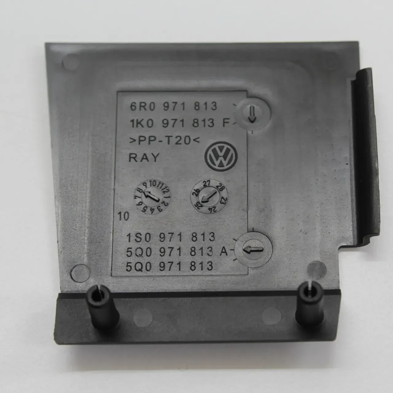 Original VW Pluspolabdeckung Batterieklemmabdeckung 6R0971813 9B9 NEU - Bild 1