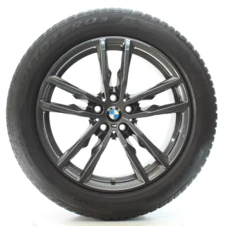 BMW X3 G01 X4 G02 Winterräder Doppelspeiche 698 M Pirelli 245/50R19 105V 8093921 - Bild 4