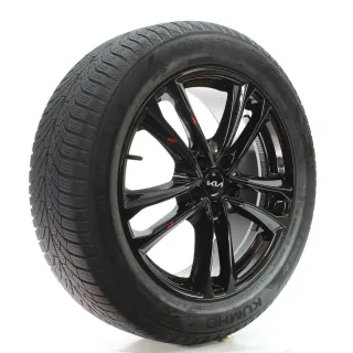 KIA EV6 Sorento II III IV Winterräder Schwarz Kumho 235/55R19 DOT24 KBA54133 - Bild 6