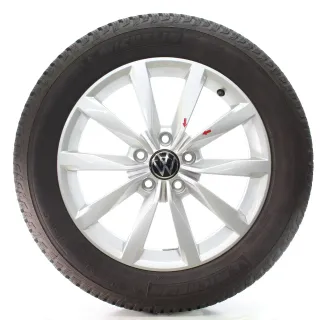 VW T-ROC A11 Winterräder Dijon Silber Michelin 215/55R17 94V 5G0601025K - Bild 1