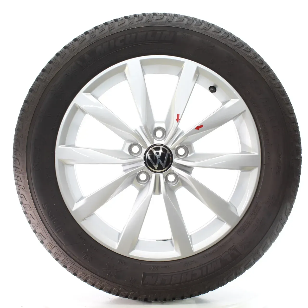 VW T-ROC A11 Winterräder Dijon Silber Michelin 215/55R17 94V 5G0601025K - Bild 1