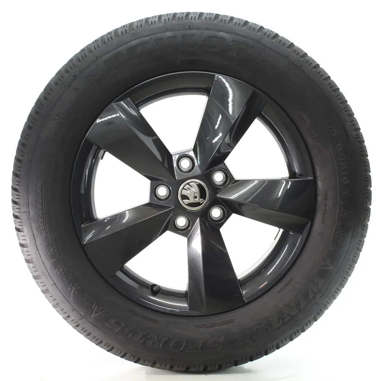 Skoda Karoq ND7 Winterräder Nanuq Dunlop 215/60R16 95H DOT24 57A601025S-T - Bild 1